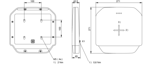 RFID головка чтения/записи Balluff BIS U-302-C1-TNCB