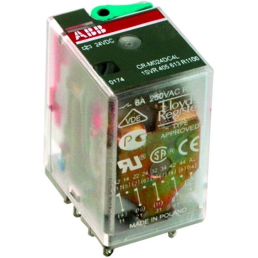 ABB Реле CR-M230AC4 230B AC 4ПК (6A), 1SVR405613R3000
