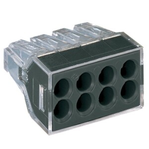 Клемма безвинт. без пасты (только для медных проводов) 8х2,5мм.кв. WAGO