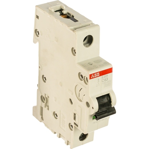 Выключатель автоматический модульный ABB S201 1п C 63А 6кА C63 2CDS251001R0634