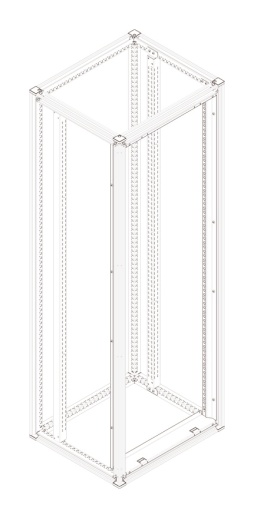 Шкаф напольный Spacial SFP, 700x2000x800мм, IP55, сталь