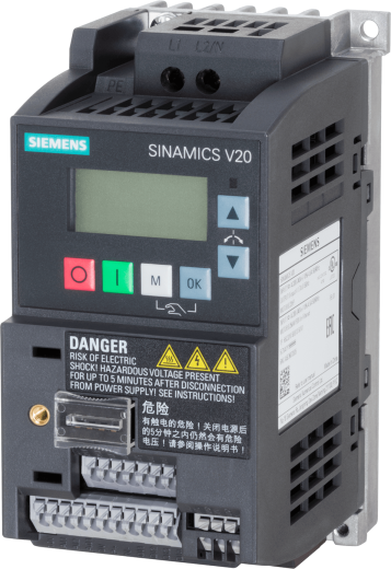 Преобразователь частоты Siemens SINAMICS V20 6SL3210-5BB12-5UV1