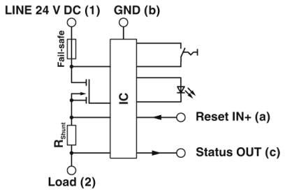 Электронный защитный выключатель CB E1 24DC/6A S-R P