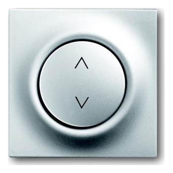 Клавиша для жалюзийного выключателя ABB IMPULS, алюминий, 6430-783