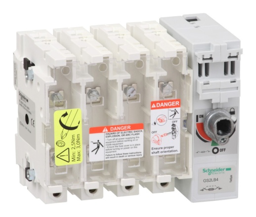 Рубильник с предохранителем TeSys GS 160А 4P, B1, B2