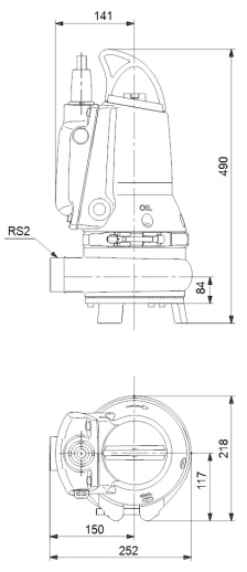 Дренажный насос autoadapt Grundfos EF30.50.11.E.2.1.502 96875101