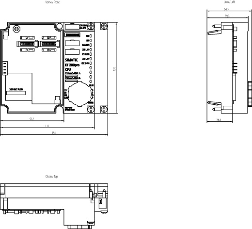 Модуль центрального процессора 6ES7516-2PN00-0AB0