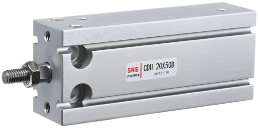 Плоский пневмоцилиндр SNS CDU 10X10D