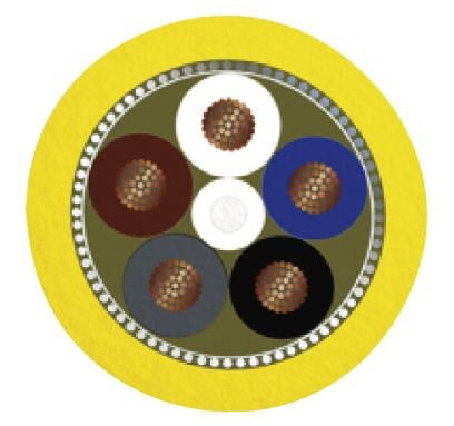 Кабель для датчика / исполнительного элемента SAC-5P- 2,0-542/ FS SH SCO BK