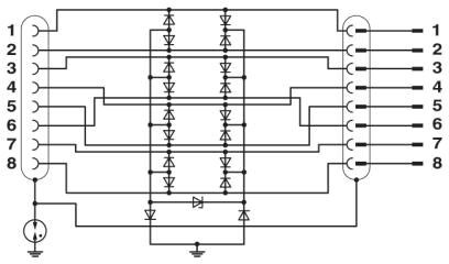 Устройство защиты от перенапряжений D-LAN-CAT.5E-U