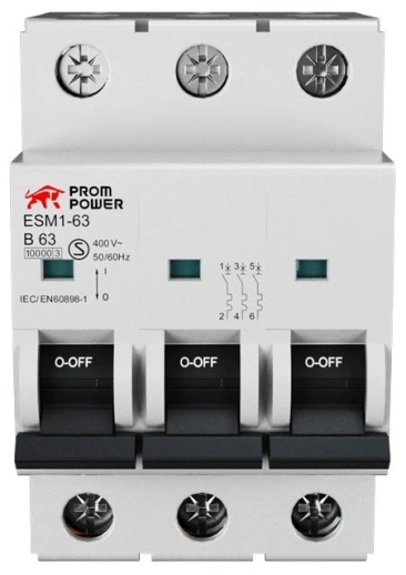 Автоматический выключатель Prompower ESM2-63/B25/3