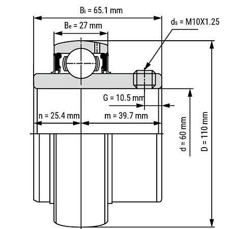 Подшипник TECHNIX UC212