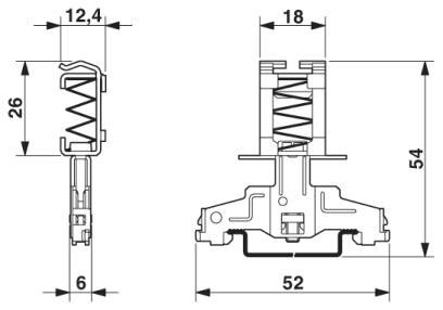 Зажим для экрана SKS 8-NS35