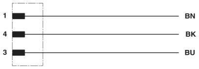 Кабель для датчика / исполнительного элемента SAC-3P-MS/10,0-547 SCO BK