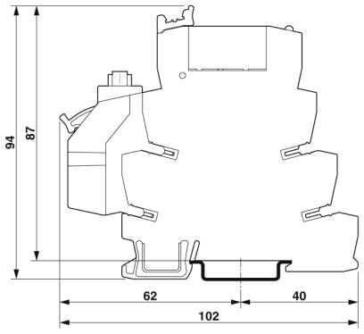 Подсоединение к системе PLC-V8/D15S/IN