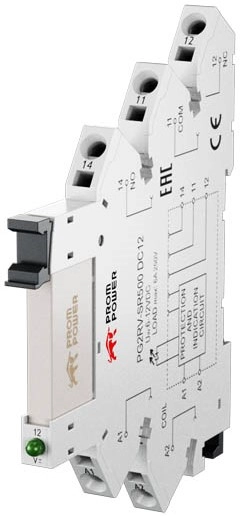 Электромеханическое реле Prompower PG2RV-SR500 DC12