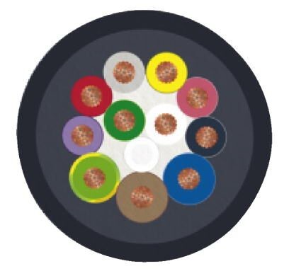 Магистральный кабель RCK-TWUM/BL12/ 5,0PUR-U