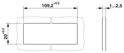 Проходная клемма PT 4-WE/20