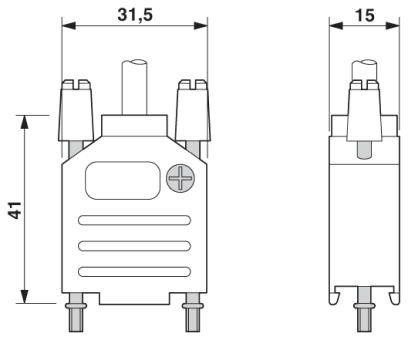 Корпус SCT-D-SUB  9-KG