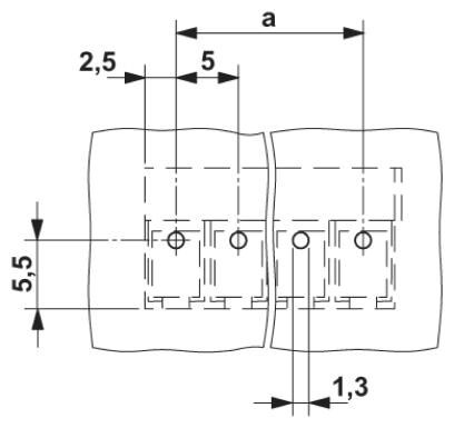Клеммы для печатной платы PT 1,5/ 3-5,0-V