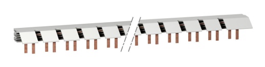 ШИНКА ГРЕБЕНЧАТАЯ ДОП. 1П H (NL1Aux…(ШАГ9ММ)) 56 МОД.18ММ 63А РАЗРЕЗАЕМАЯ
