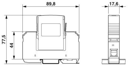 Молниеотвод / разрядник для защиты от импульсных перенапряжений типа 1/2 VAL-MS-T1/T2 335/12.5/1 0