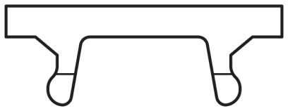 Фиксируемые таблички UC-EM (20X9) YE CUS