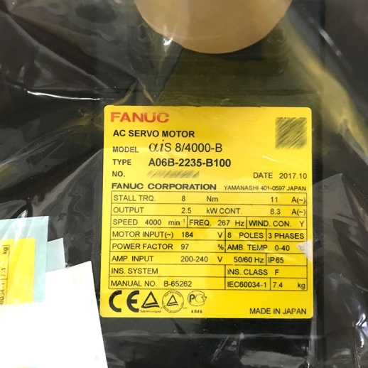 A06B-2235-B100 FANUC серводвигатель