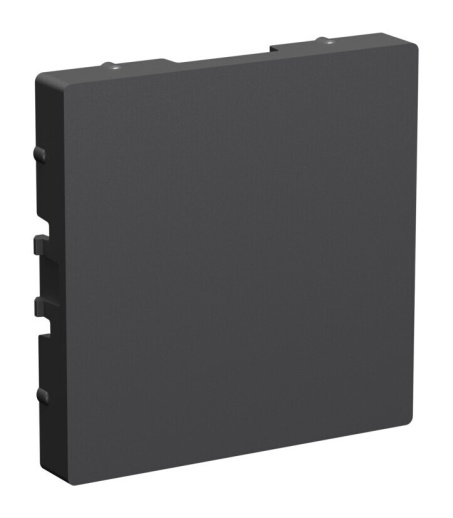 Заглушка Systeme Electric ATLASDESIGN, скрытый монтаж, базальт