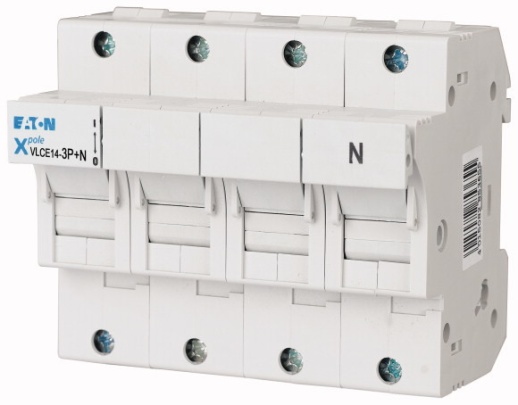 VLCE14-3P N Держатель/разъединитель цилиндр. вставок 14х51, 3Р N