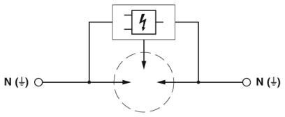 Комбинированный разрядник типа 1/2 FLT 50 N/PE CTRL-4.0