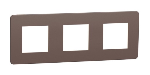 Рамка 3 поста UNICA STUDIO, шоколад