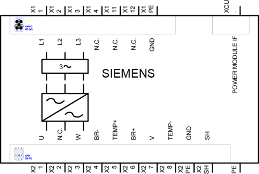 Преобразователь частоты SINAMICS G120D 6SL3525-0PE24-0AA1