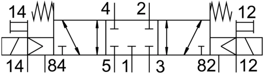 Распределитель с электромагнитным управлением Festo VMPA1-M1H-G-M7-PI