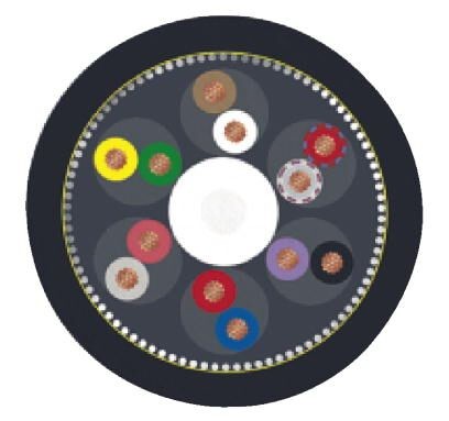 Бухта кабеля SAC-12P-100,0-35T/SH-0,14