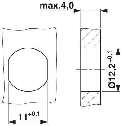 Проходная деталь SACC-DSI-MS-8CON-M12 SCO