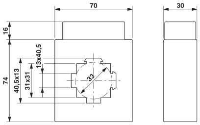 Трансформатор тока PACT MCR-V2-4012-70-250-1A-1