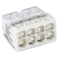 Клемма 8 провод. с пастой 0,5-2,5 мм.кв. одножильный