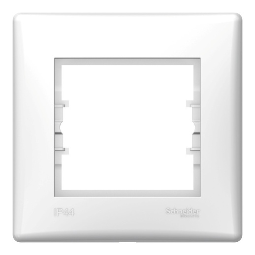 Рамка 1 пост SEDNA, горизонтальная, белый