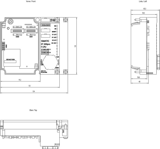 Модуль центрального процессора 6ES7513-2GL00-0AB0