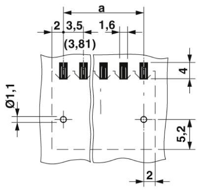Клеммы для печатной платы SPT-SMD 1,5/ 8-H-3,5 R72