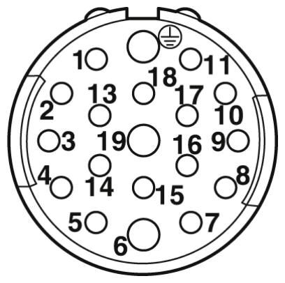 Аппаратн. соединитель, передняя стенка CA-1RS1N8A6Y00