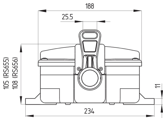 Тросовый выключатель аварийной остановки Schmersal RS656-Z22-G115