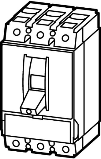 NZMN4-ME550 Автоматический выключатель защиты двигателя 550А, 3 полюса, откл.способность 50кА, электронный расцепитель
