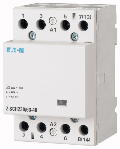 Модульный контактор 230В, 63А, 2НО Z-SCH230/63-20