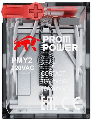 Электромеханическое реле Prompower PMY2N AC24