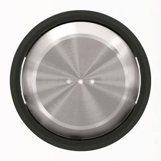 Клавиша ABB SKY MOON, черное стекло, 8601.3 CN