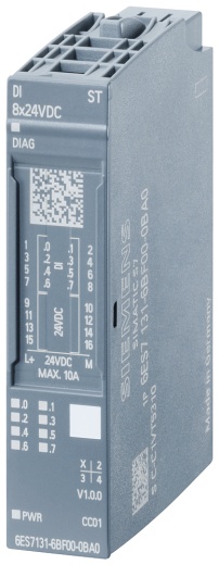 Модуль дискретного ввода SIMATIC ET 200SP Siemens 6ES71316BF000CA0