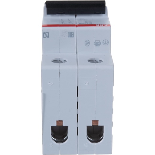 Выключатель автоматический модульный ABB S202 2п C 10А 6кА C10 2CDS252001R0104