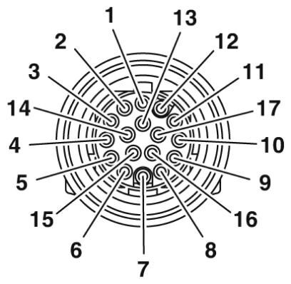 Аппаратн. соединитель, передняя стенка ST-17S1N8AA400S